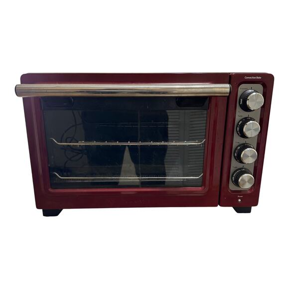 KitchenAid 12" Compact Convection Toaster‎ Oven - Red - 1440w countertop - Picture 1 of 8